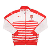 Puma Arsenal Trainingsjacke in Rot Weiß Größe M